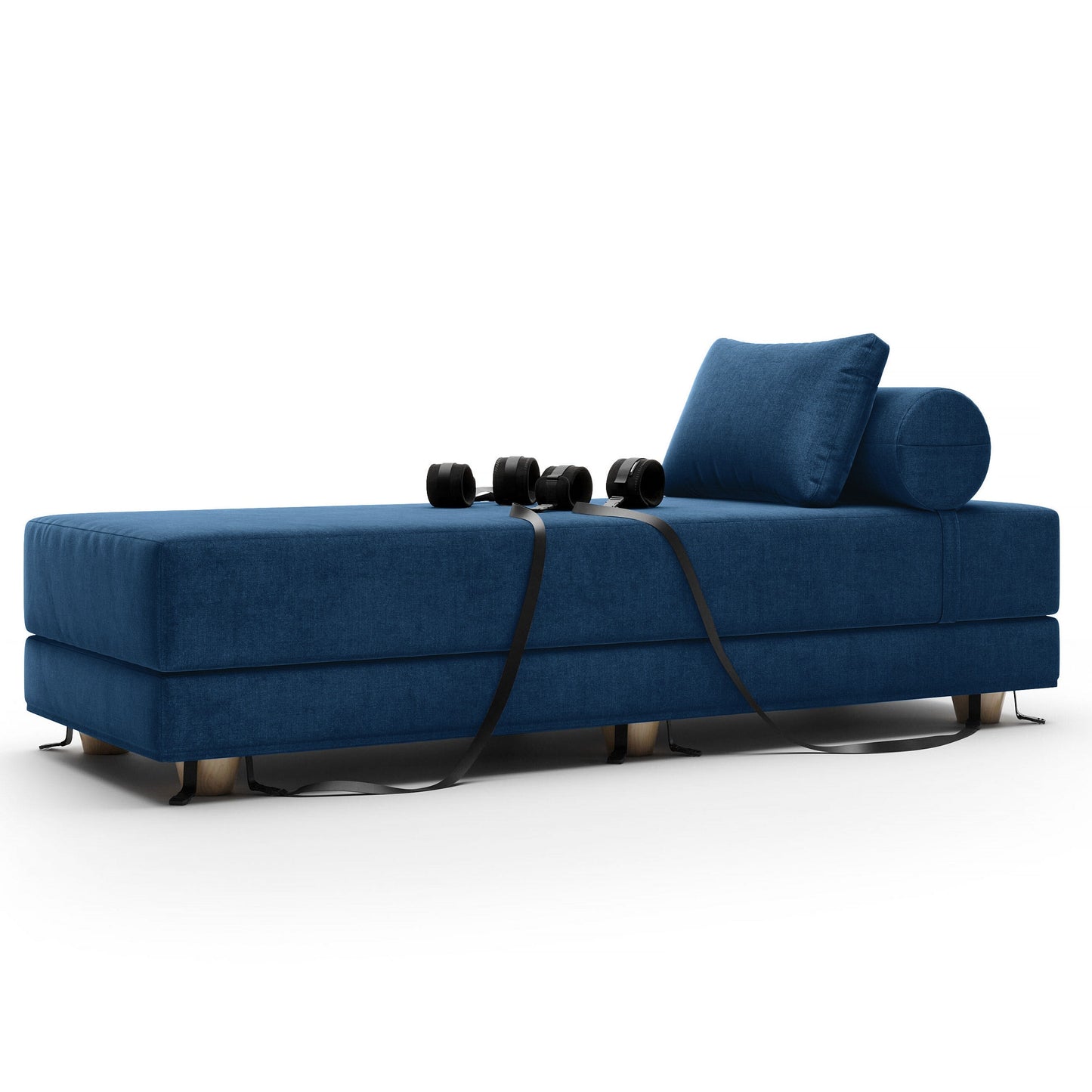 Black Label Divan Daybed with Cuffs