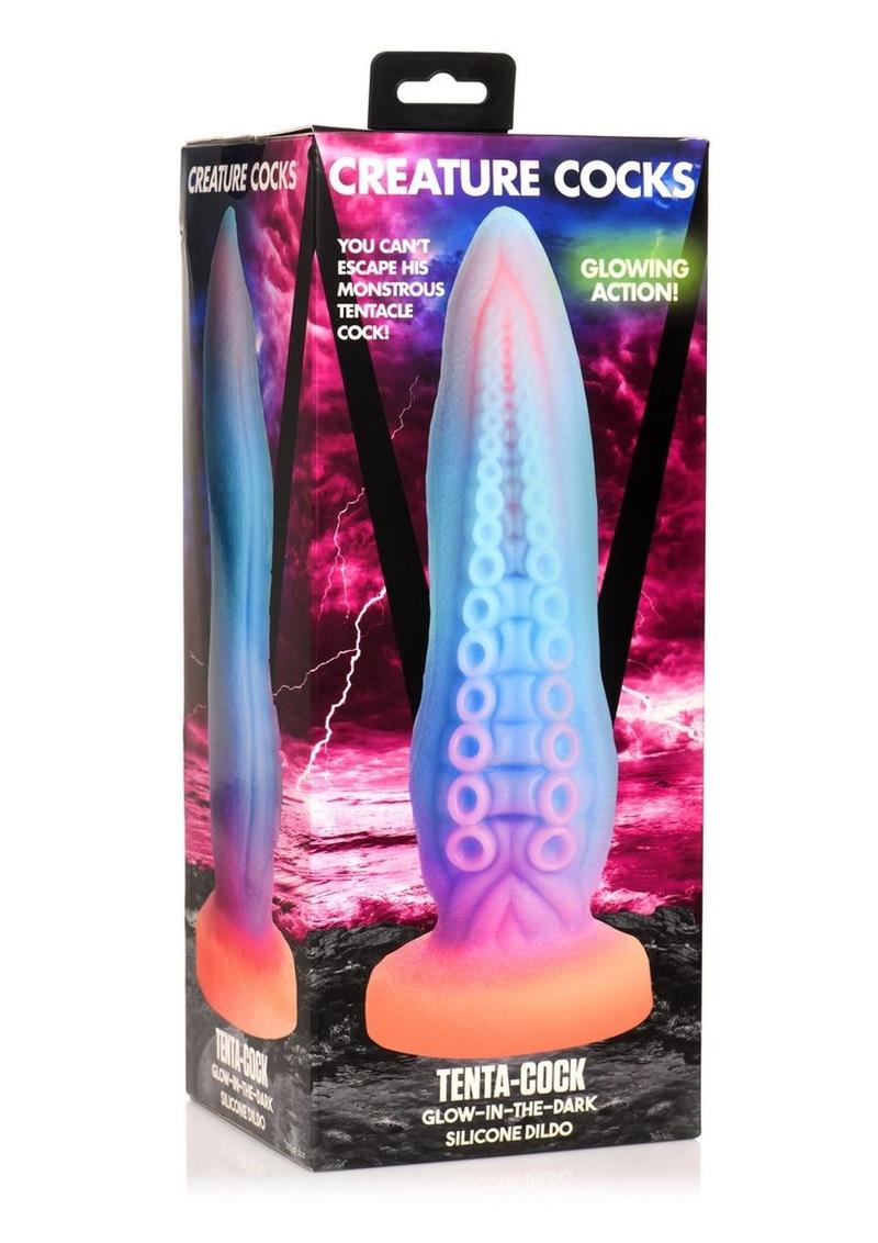 Creature Cocks Tenta-Cock Glow in the Dark Silicone Dildo
