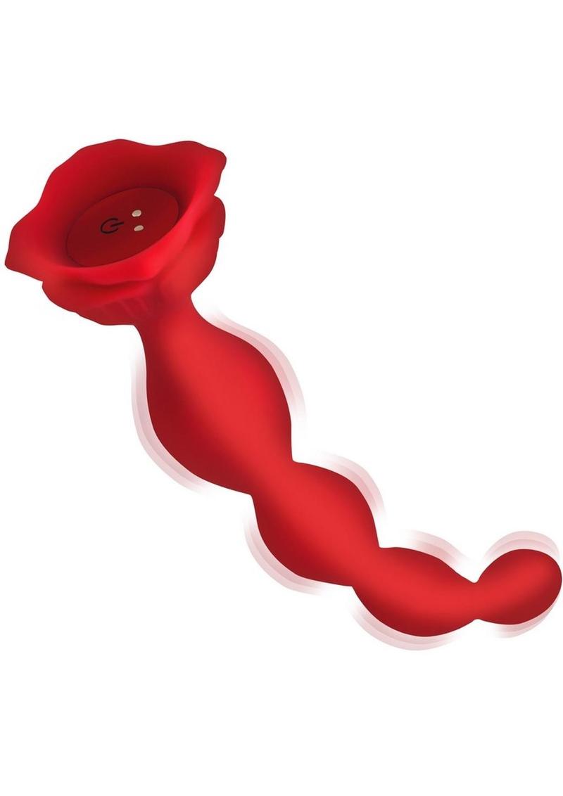 Bloomgasm Beaded Bloom 9X Rechargeable Silicone Rose and Anal Beads