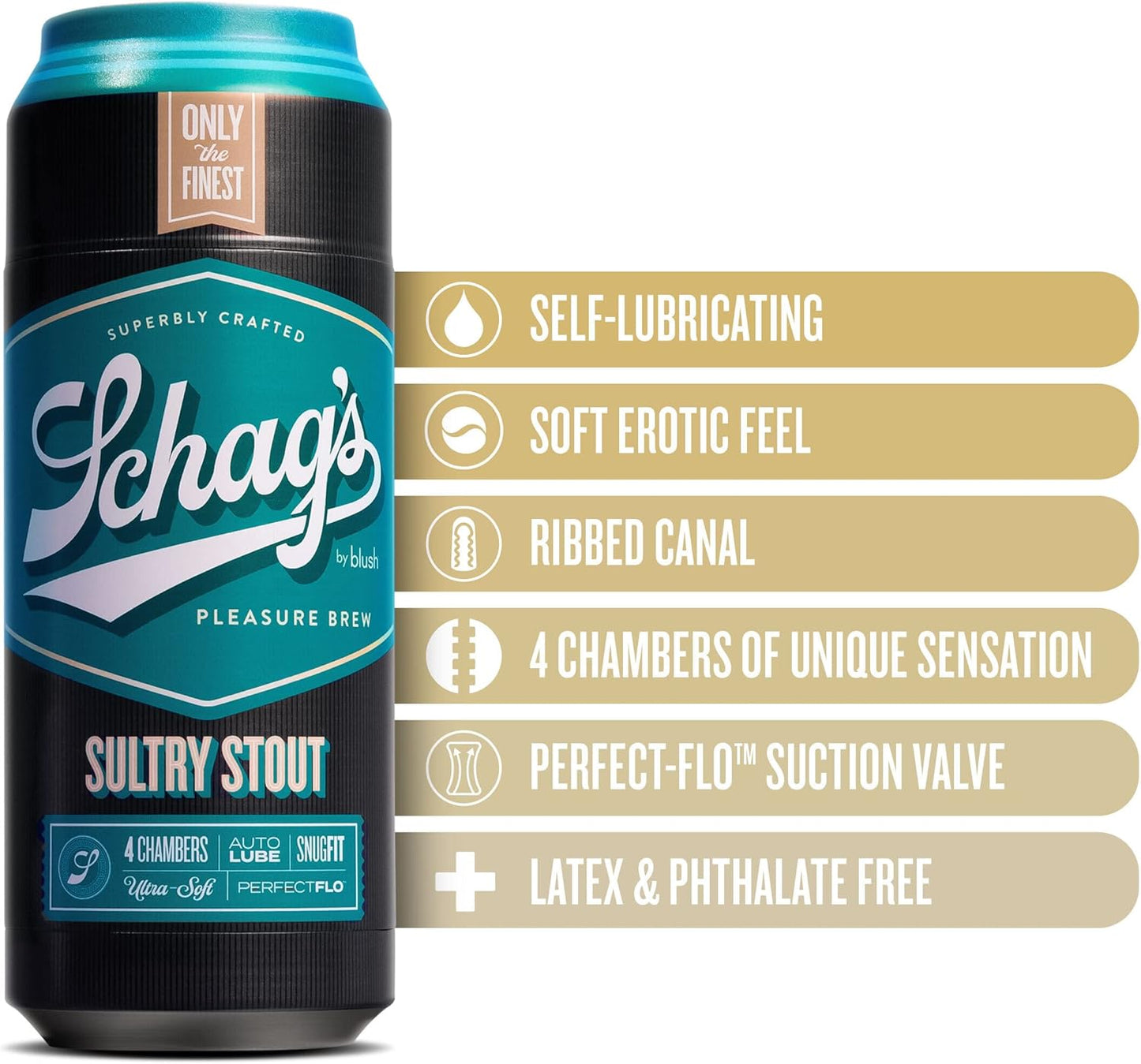 Schag’s Sultry Stout Beer Can Stroker