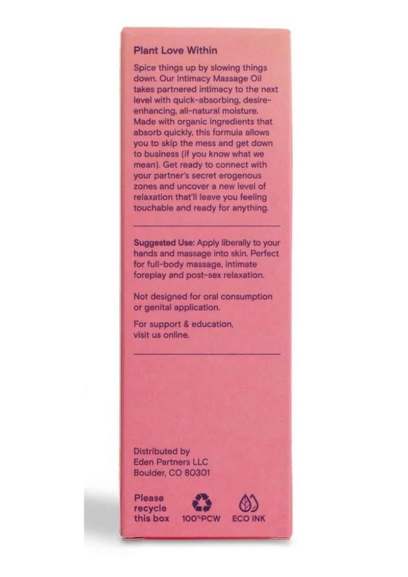 Foria Massage Oil with Organic Botanicals