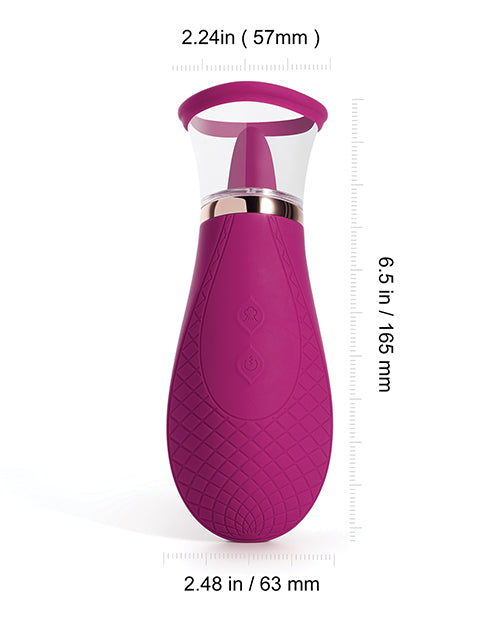 Scioness Sucking and Licking Rechargeable Silicone Clitoral Stimulator