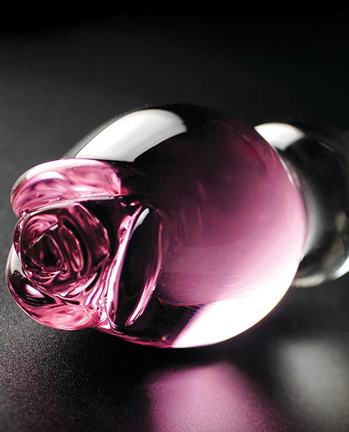 Icicles No. 12 Beaded Flower Glass Dildo