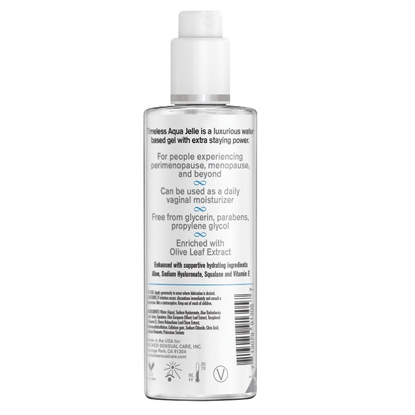 Wicked Simply Timeless Aqua Water Based Personal Lubricant 4oz.