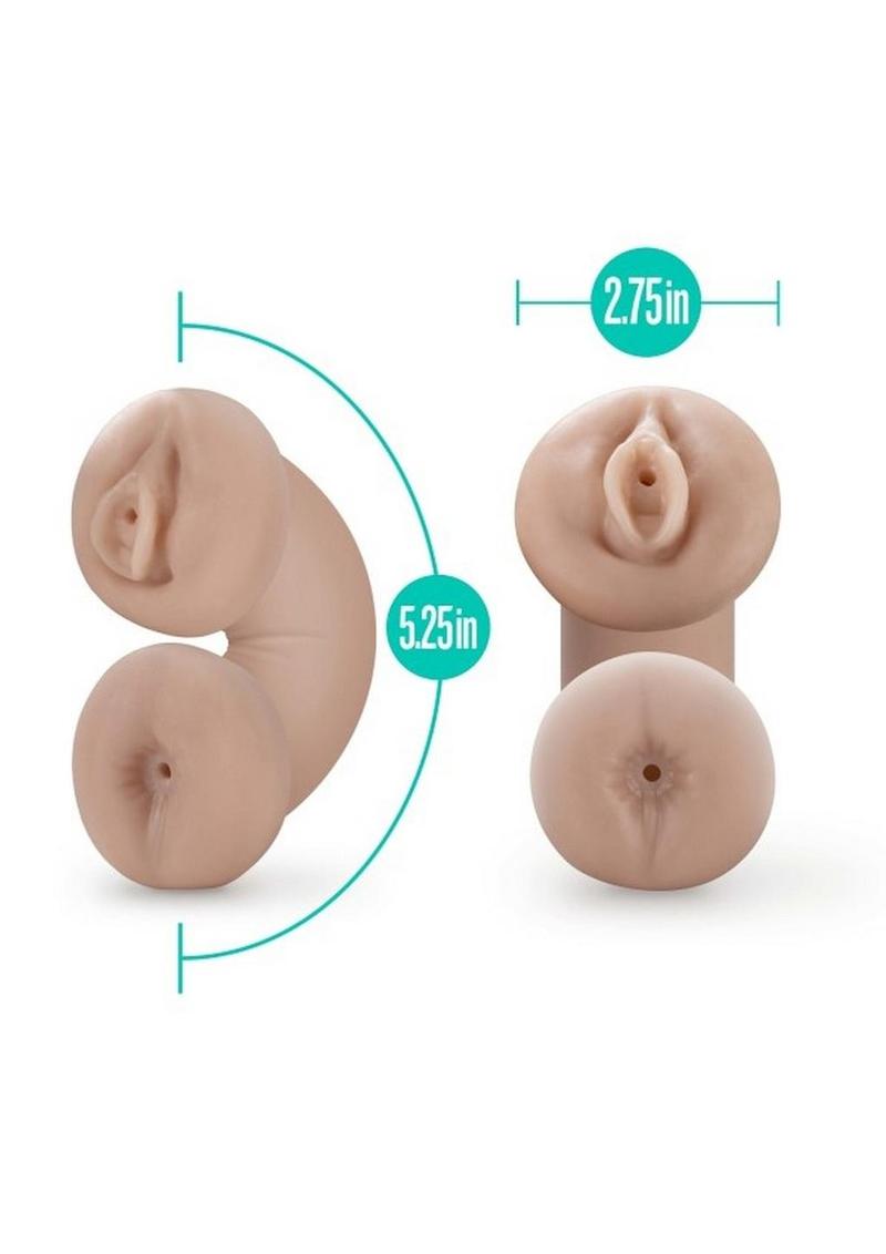 Soft and Wet Double Trouble Glow In The Dark Masturbator