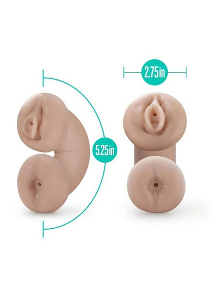 Soft and Wet Double Trouble Glow In The Dark Masturbator