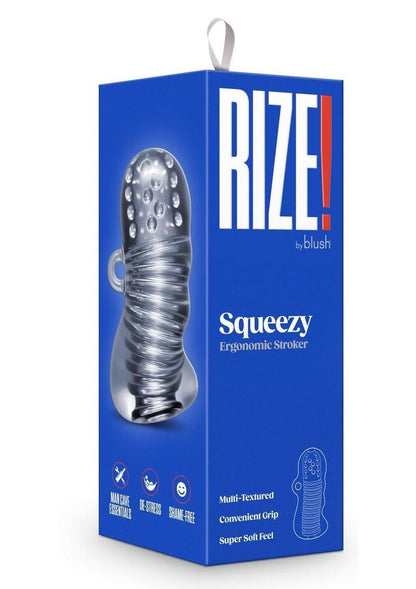 Rize Squeezy Masturbator - Clear