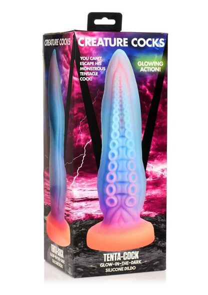 Creature Cocks Tenta-Cock Glow in the Dark Silicone Dildo
