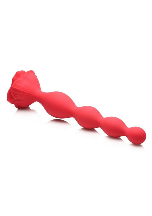 Bloomgasm Beaded Bloom 9X Rechargeable Silicone Rose and Anal Beads