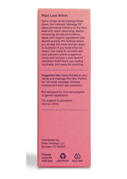 Foria Massage Oil with Organic Botanicals
