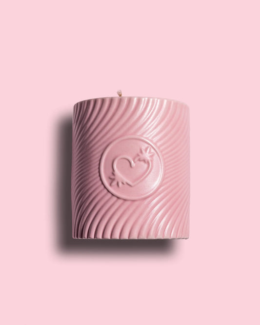 Pink Massage Candle - Strawberry Champagne
