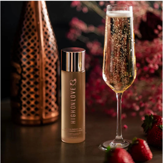 Massage Oil - Strawberries & Champagne - 120ml