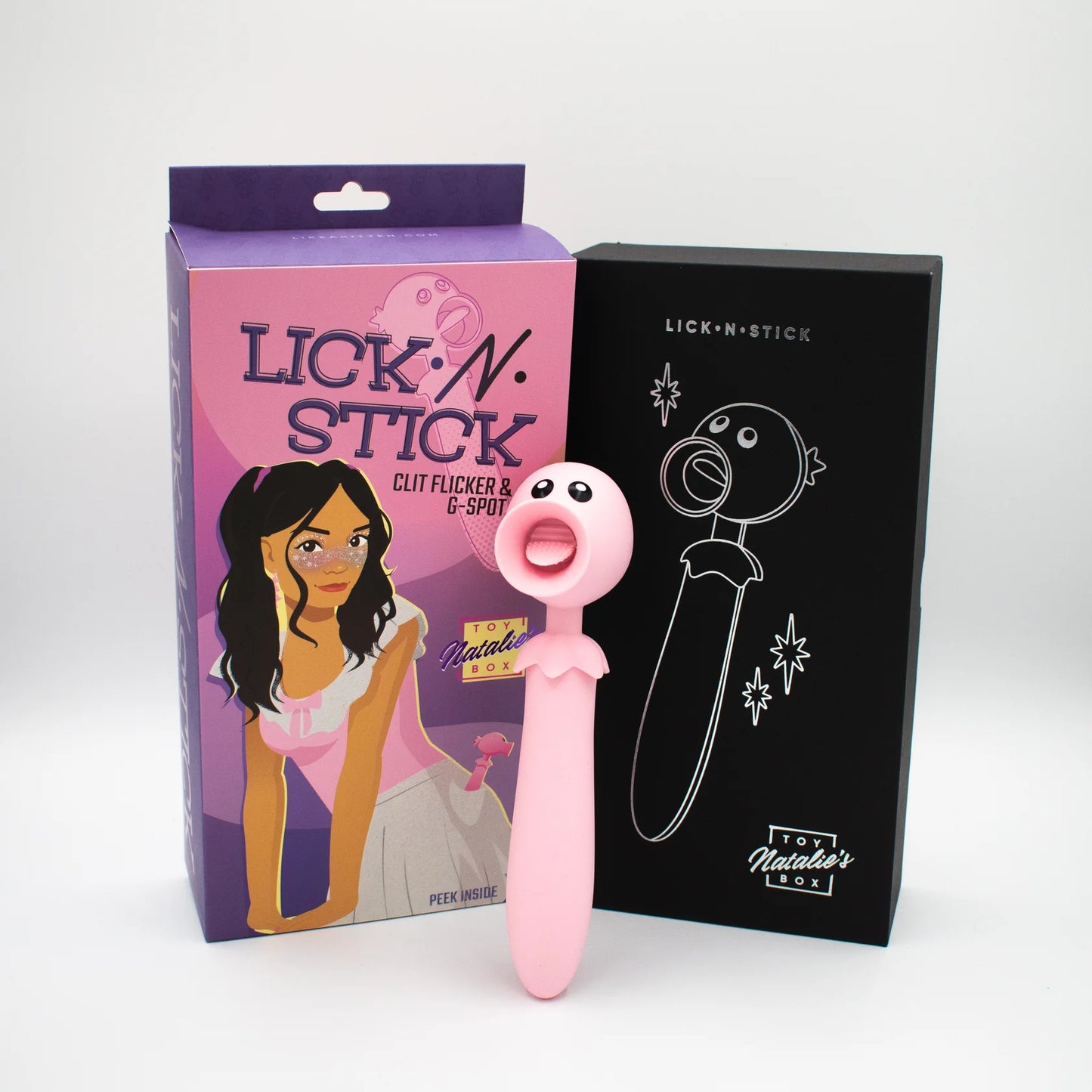 Lick N' Stick Clit Flicker & G-Spot Vibrator