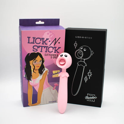 Lick N' Stick Clit Flicker & G-Spot Vibrator