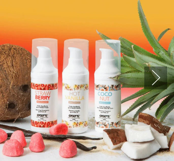 Let's Travel! Warming Intimate Massage Oil Kit