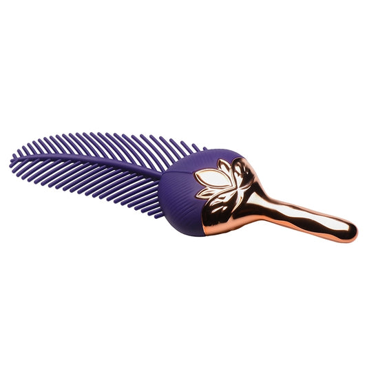 Master Series The Tickler Vibrating Silicone Feather Tickler