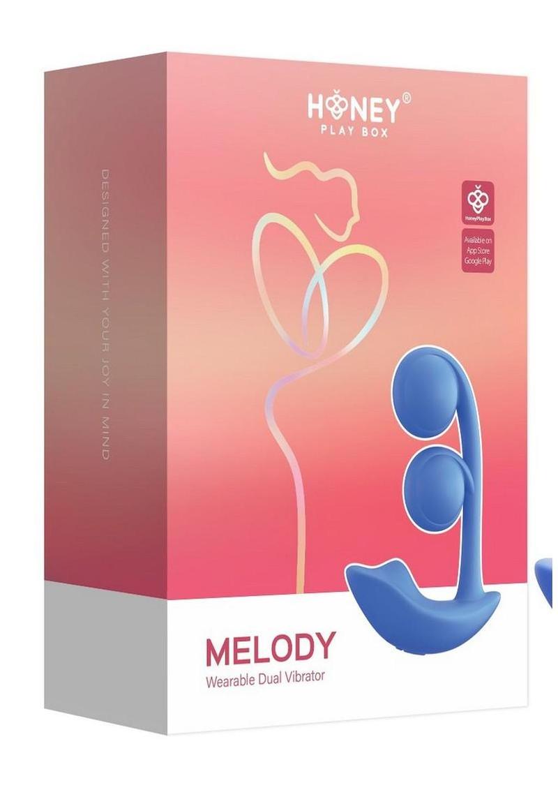 Melody Pressure Clit & G-spot Vibrator - Blue
