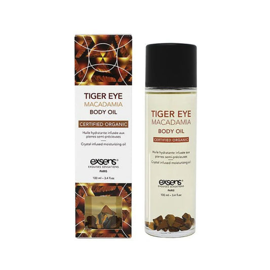 Tiger Eye Macadamia Crystal Body Oil